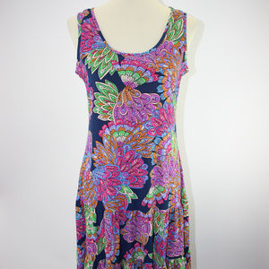 NWT Ivy Lane M Sleeveless Floral Stretch Dress